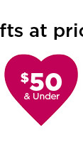 $50 and under valentines day gifts. shop now.