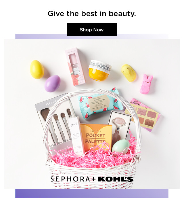 give the best in beauty. shop sephora at kohls