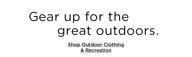 shop outdoor clothing and recreation