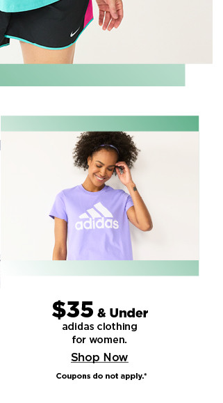 shop $35 and under adidas clothing for women