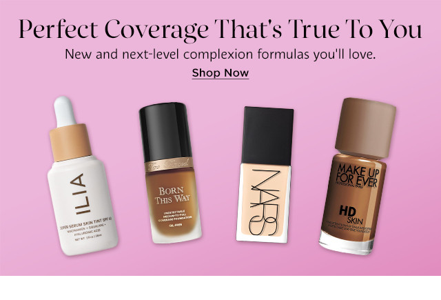 perfect coverage that's true to you. shop sephora foundation.