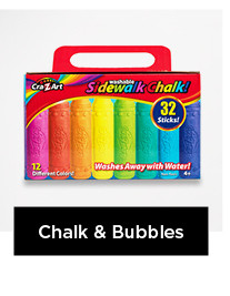 chalk and bubbles