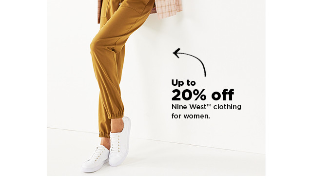 shop up to 20% off Nine West clothing for women