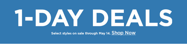 1 day deals. shop now.