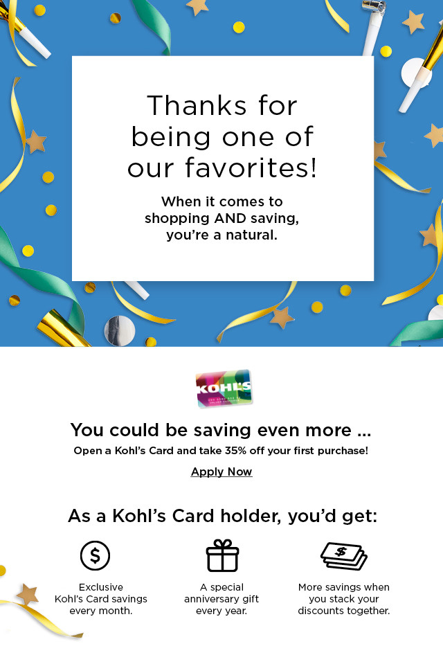 you could save even more.  open a kohls card and take 35% off your first purchase.  apply now.