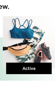 shop what's new in active