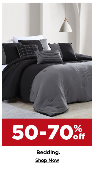 50-70% off bedding. shop now.