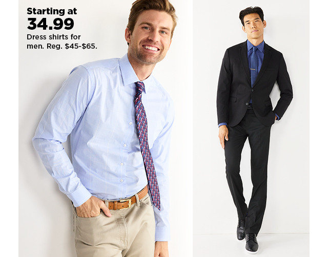 starting at 34.99 dress shirts for men. shop now.