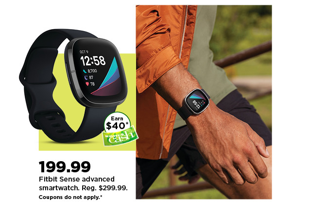 199.99 fitbit sense advanced smartwatch. shop now.