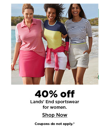 40% off lands end sportswear for women. shop now.