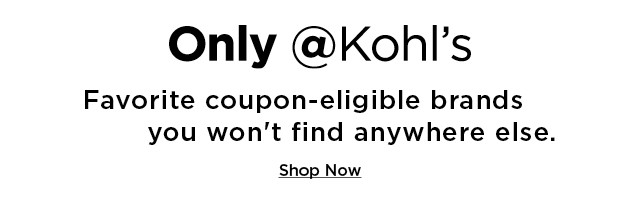 shop brands that are only at kohls.