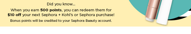 get 4x points on all tarte with sephora beauty insider.