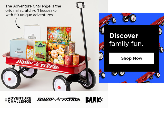 discover family fun. shop now.