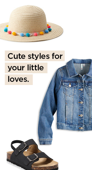 cute styles for your little loves. shop now.