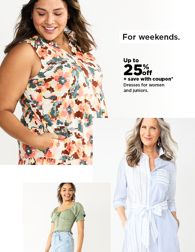 save up to 25% off dresses for women and juniors plus save with coupon. shop now.