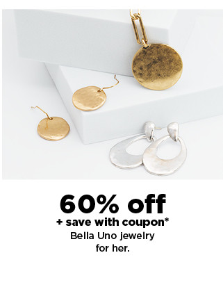 60% off plus save with coupon on Bella Uno jewelry for her. shop now. - 60% off save with coupon* Bella Uno Jewelry for her. 