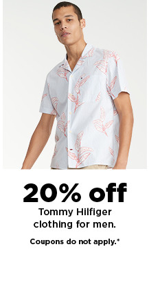 20% off tommy hilfiger clothing for men. shop now.