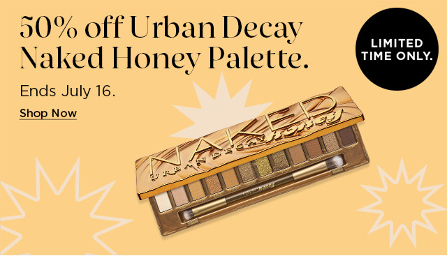 shop 50% off Urban Decay Naked Honey Palette