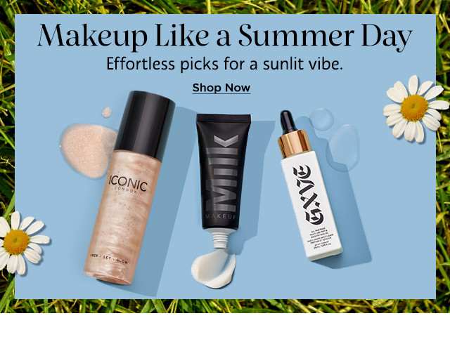 makeup like a summer day. shop effortless makeup picks for a sunlit vibe