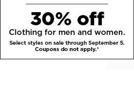 levi's sale. 30% off clothing for men and women. shop now.