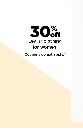 shop 30% off Levi's clothing for women