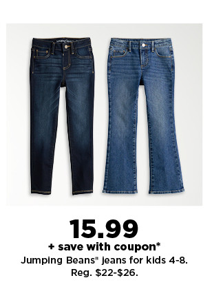 $15.99 plus save more with coupon on jumping beans jeans for kids. shop now.