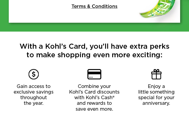 kohls card terms and conditions