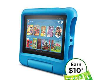 limited time 49.99 amazon fire 7 kids edition 16 GB tablet with 7 inch display. shop now.