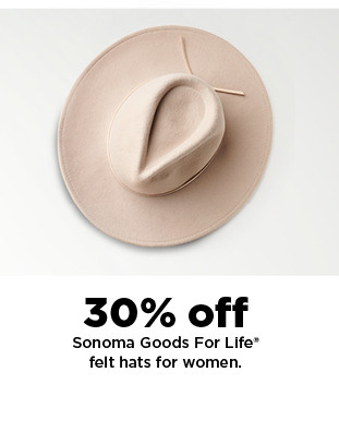 30% off Sonoma Goods For Life felt hats for women. shop now.