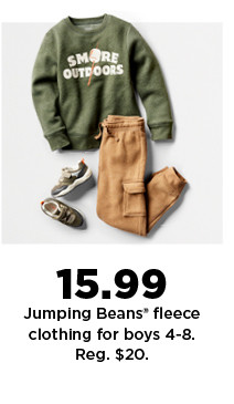 $15.99 jumping beans fleece clothing for boys. shop now.