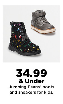 $34.99 and under jumping beans boots and sneakers for kids. shop now.