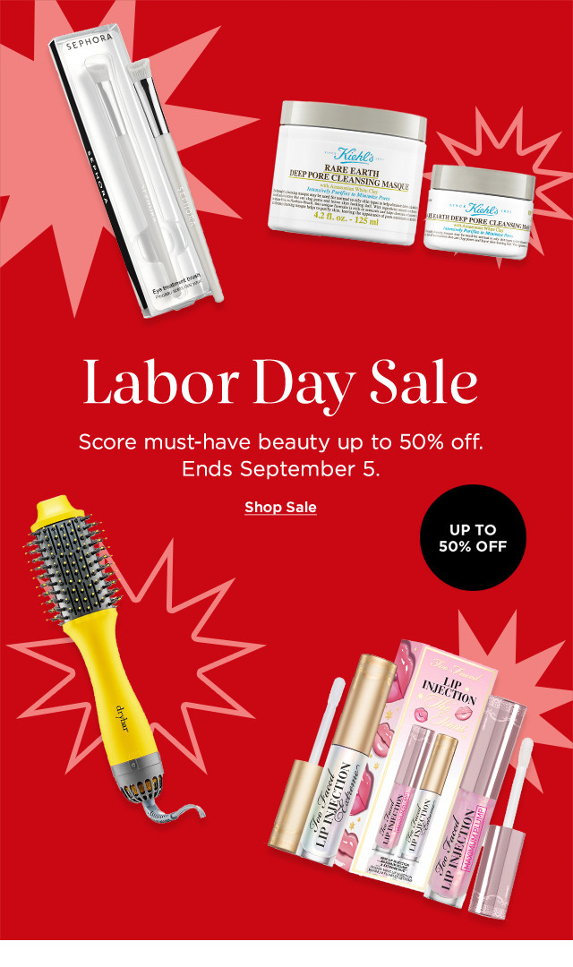 shop the sephora labor day sale