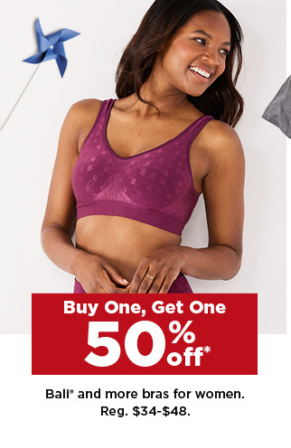 buy one, get one 50% off bali and more bras for women. shop now.
