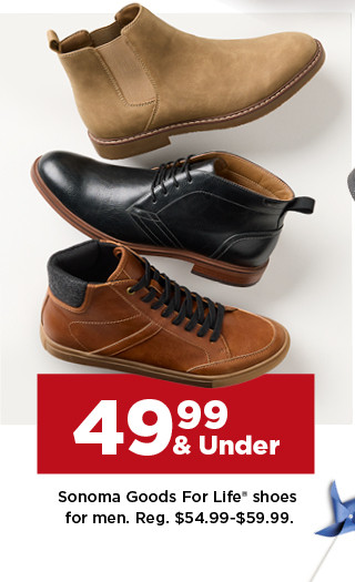 49.99 and under sonoma goods for life shoes for men.  shop now.