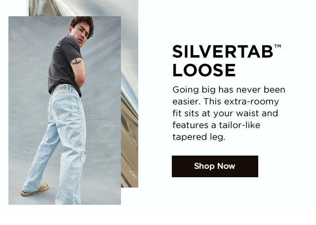 shop silvertab loose jeans for men