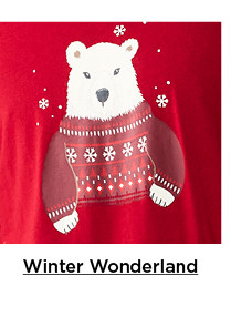 shop winter wonderland jammies