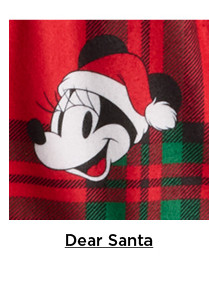 shop dear santa jammies