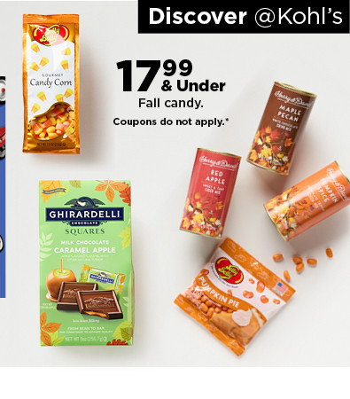 $17.99 & under fall candy. shop now.