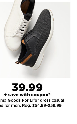 $39.99 plus save with coupon on Sonoma Goods For Life dress casual shoes for men. shop now.