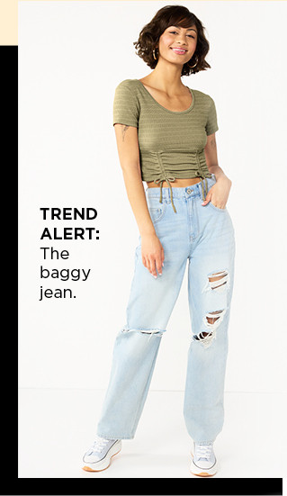 TREND ALERT: The baggy jean. 