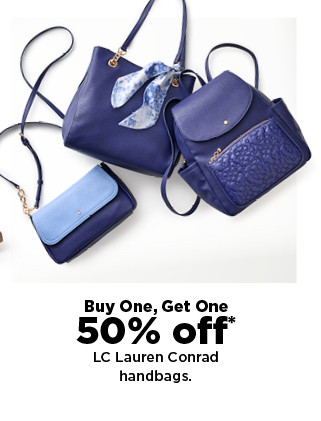 buy one get one 50% off LC Lauren Conrad handbags. shop now.