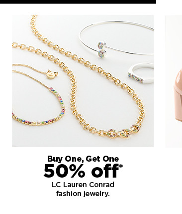 buy one, get one 50% off LC Lauren Conrad fashion jewelry. shop now.