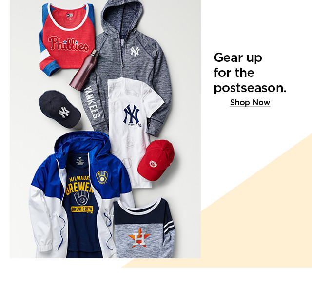 gear up for the postseason. shop now.