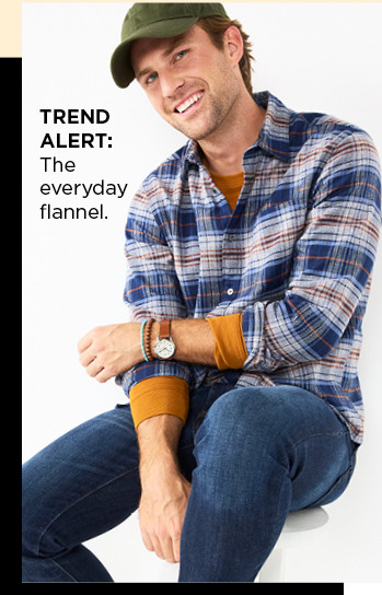 trend alert: the cozy flannel. shop now.