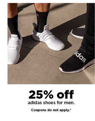 25% off adidas shoes for men. coupons do not apply. shop now.