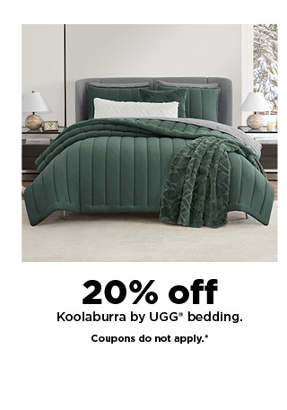 20% off koolaburra by ugg bedding. shop now.