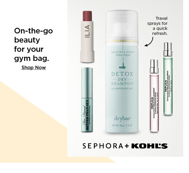 on-the-go beauty for your gym bag. shop now.