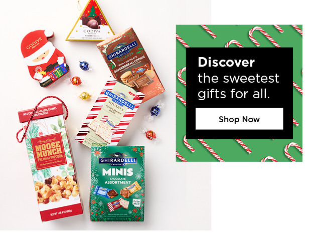 discover the sweetest gifts for all. shop holiday candy.