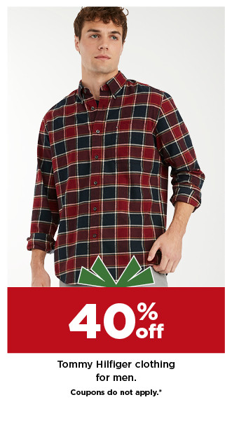 40% off Tommy Hilfiger clothing for men. shop now.