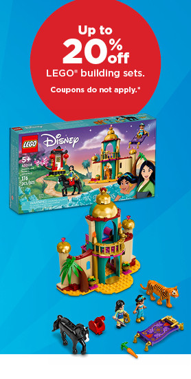 up to 20% off lego building sets. coupons do not apply. shop now.